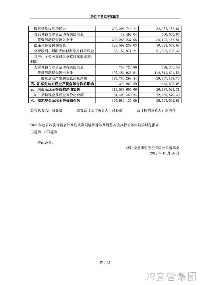 J9直营集团2022年第三季度报告_页面_13